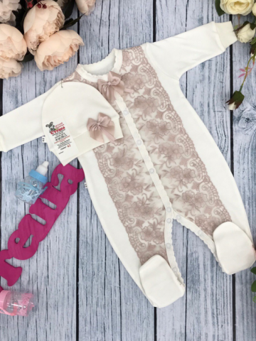 Купить оптом 216-П. Комбинезон с шапкой,100% хлопок интерлок в Керчи